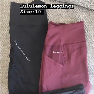 Lululemon leggings